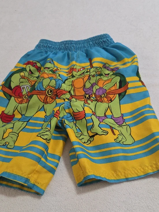 TEENAGE MUTANT NINJA TURTLES SWIM TRUNKS - Picture 1 of 3